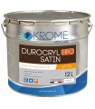 Krome Durocryl Satin Laque Microporeuse pour Boiseries Intérieures et Extérieures