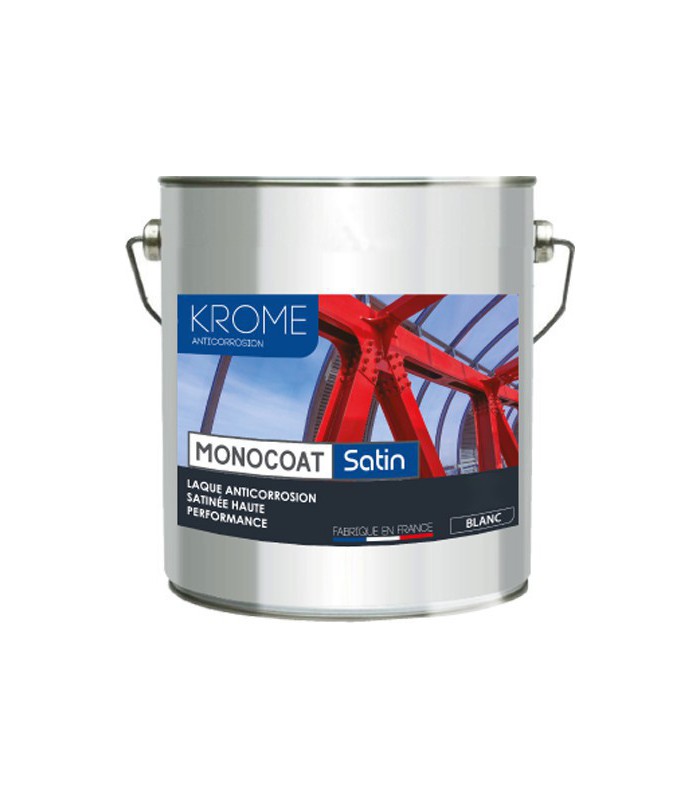Krome Monocoat Satin Laque Glycéro Anticorrosion - Intérieur et Extérieur