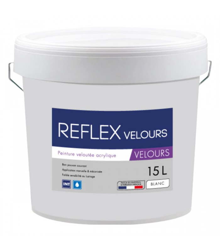 Krome Reflex Velours – Peinture Acrylique Murs et Plafonds – Intérieur - 15L