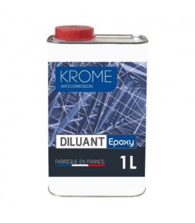 Krome Diluant Epoxy 1L pour nettoyage et dilution peinture