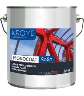Krome Monocoat Satin Laque Glycéro Anticorrosion intérieur extérieur