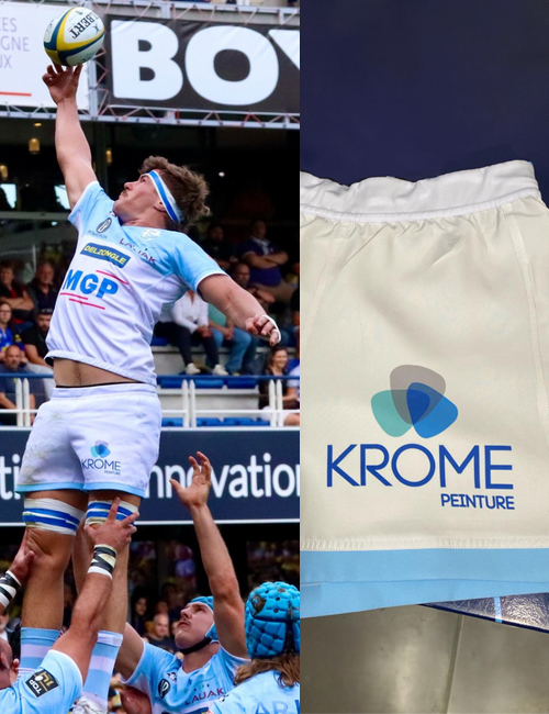 krome peinture partenaire de l'aviron Bayonnais