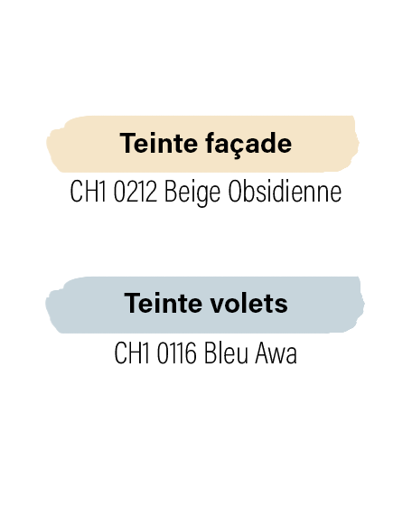 teintes peinture Krome