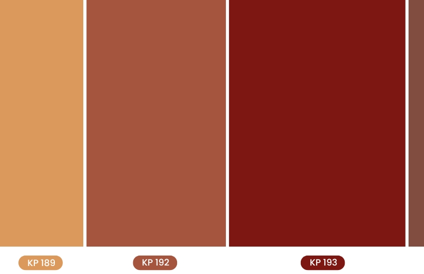 peinture intérieure rouge orange