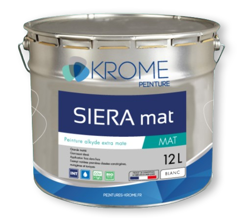 peinture krome siera mat